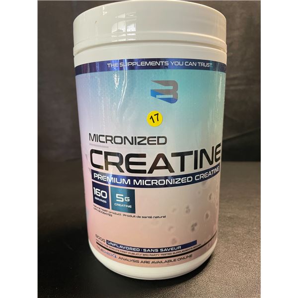 1 Tub of Premium Micronized Creatine Powder - 800G - Unflavoured (BB: 04/2026)