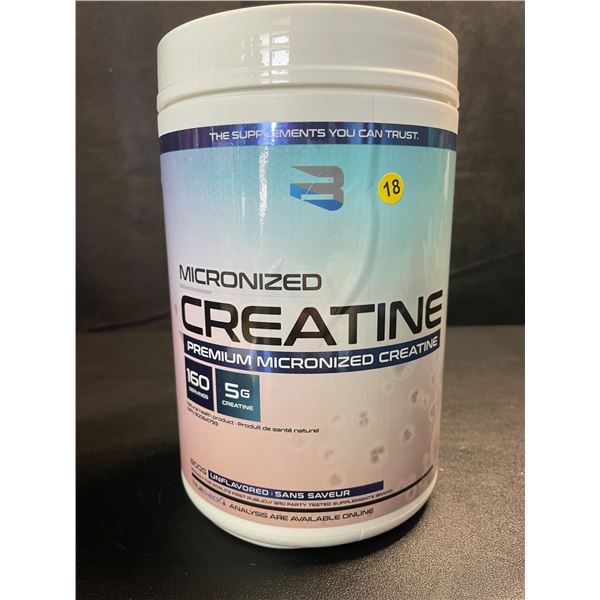 1 Tub of Premium Micronized Creatine Powder - 800G - Unflavoured (BB: 04/2026)