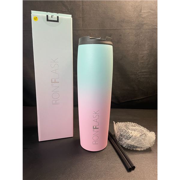 1 IronFlask Nomad Tumbler - 28oz - Vacuum Insulated - BubbleGum Colour - Brand New