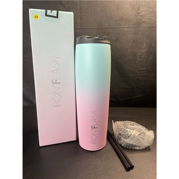 1 IronFlask Nomad Tumbler - 28oz - Vacuum Insulated - BubbleGum Colour - Brand New