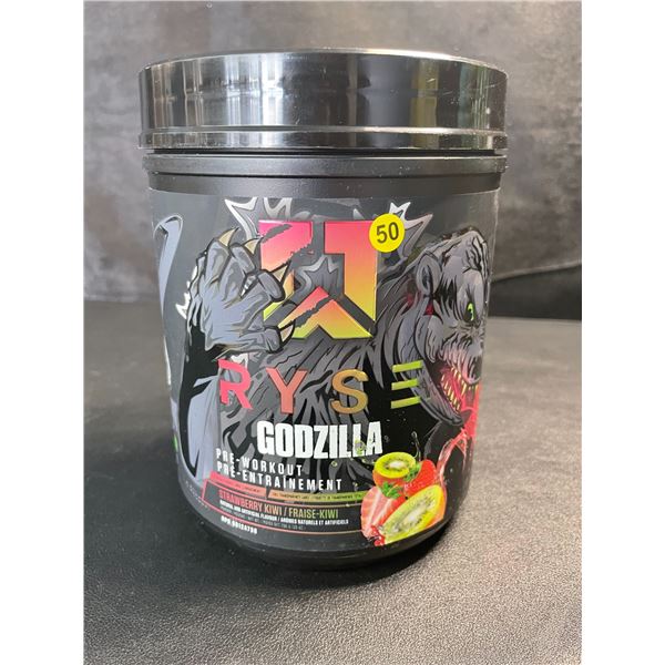1 Tub of RYSE Godzilla Pre-Workout Powder - Strawberry Kiwi - 738G - New Sealed (BB: 04/2026)