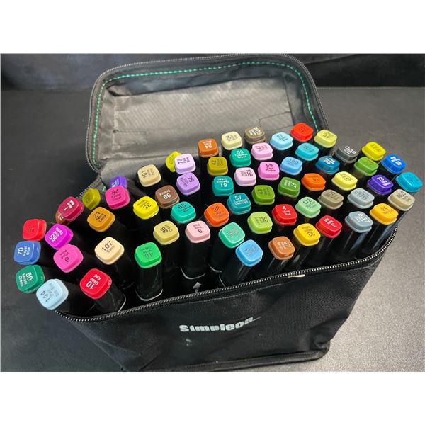 1 Multi-Pack of Alcohol Dual-Tip Artist/Sketch Markers - Approx. 80 PCS/Colours - New