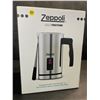 Image 1 : 1 Zeppoli Stainless Steel Electric Milk Frother/Warmer - Brand New!