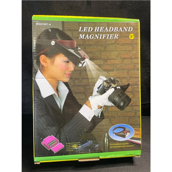 1 LED Headband Magnifier Tool - Brand New