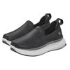 Image 1 : 1 Pair of Silverts Women's Wide Width Supportive Slip On Shoes - Size 6.5 (Black/White) - New