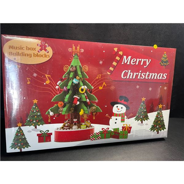 1 Christmas Tree Toy Building Block Set - New