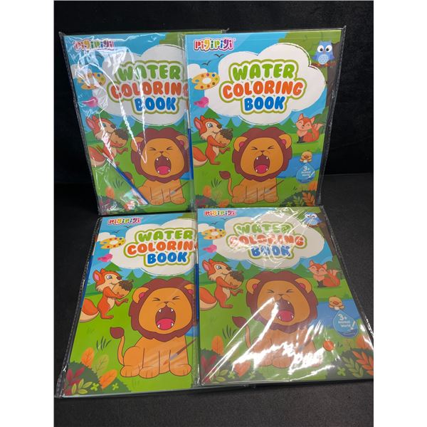 4 Water Coloring Book Sets for Kids - New