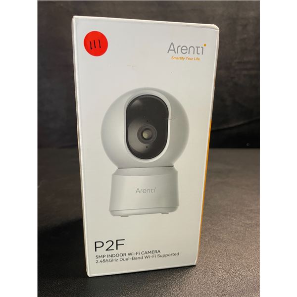 1 Arenti P2F 5MP Indoor Smart WiFi Security Camera - Brand New!