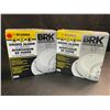 Image 1 : 2 BRK 9120BA Hardwired Smoke Alarms with Battery Backup - Brand New!