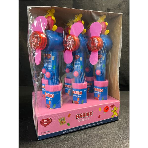 Box of 6 Haribo Candy Fans/Candy Toys - Brand New!