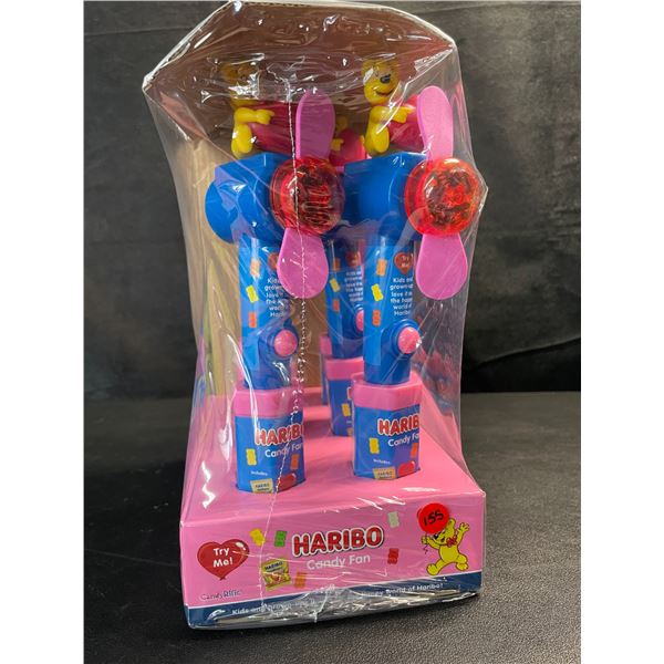 Box of 6 Haribo Candy Fans/Candy Toys - Brand New!