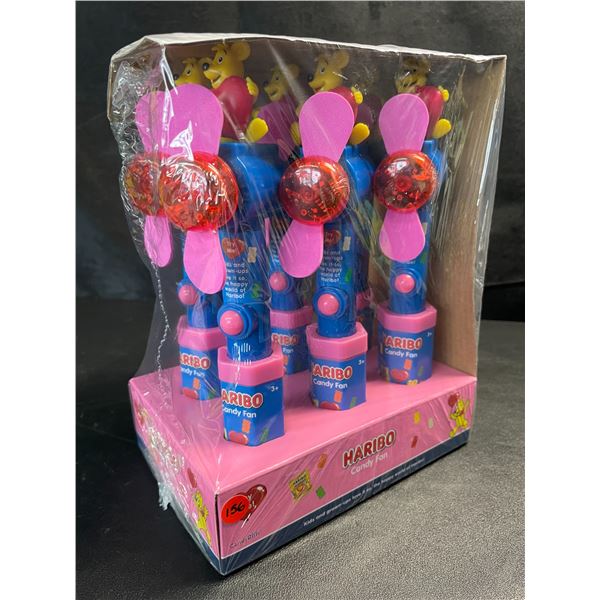 Box of 6 Haribo Candy Fans/Candy Toys - Brand New!