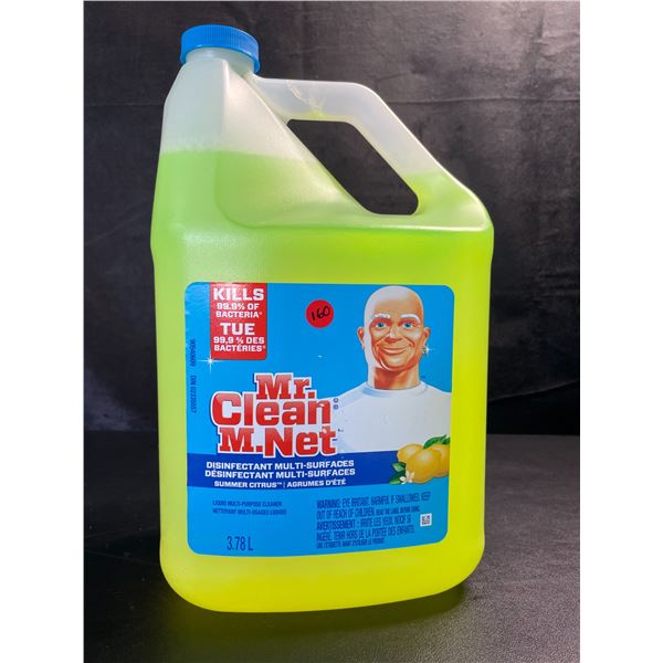 1 Jug of Mr.Clean Disinfectant Multi-Surface Cleaner - Summer Citrus Scent - 3.78L - New