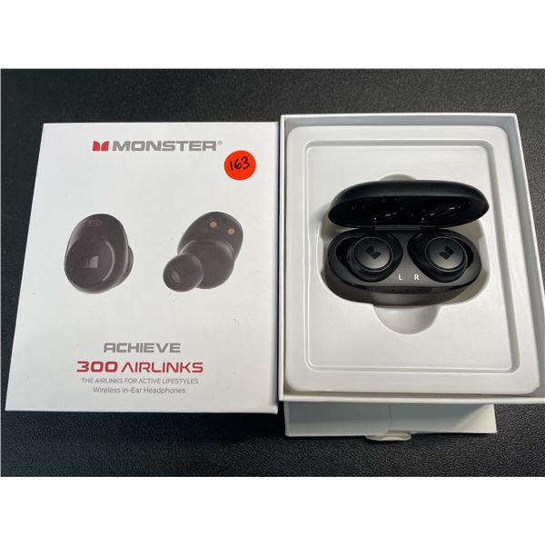 1 Pair of Monster Achieve 300 Airlinks Wireless In-Ear Headphones - New!