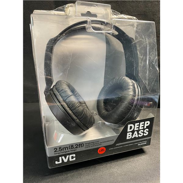 1 JVC Deep Bass Stereo Full Size Over-Ear Headphones - Model: HA-RX330 - New