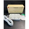 Image 1 : 1 Tessan Mult-Outlet Power Strip Bar - New (Damaged Box)