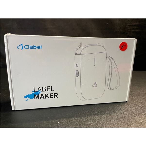 1 Clabel Portable Bluetooth Label Maker - Inkless/Wireless Thermal Label Machine - New Sealed!