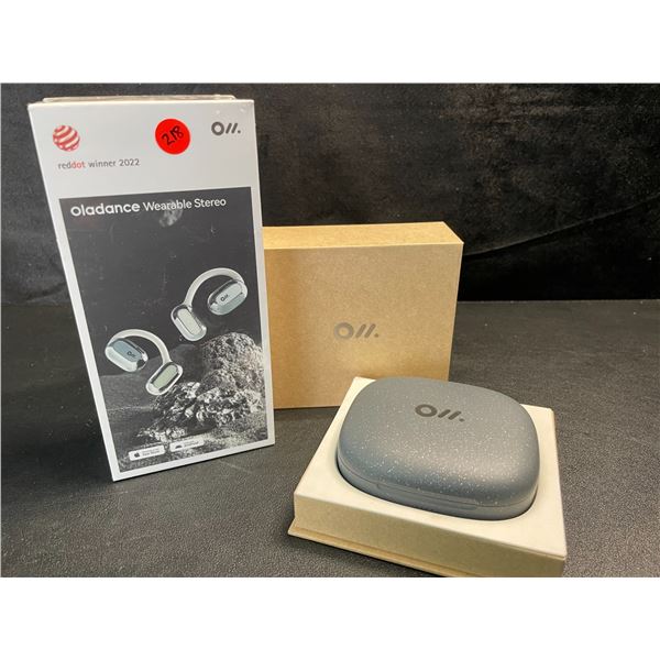 Oladance OWS1 Open-Ear Wireless Bluetooth Headphones; High-Quality Sound; Space Silver; NEW SEALED!