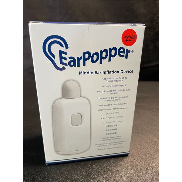 1 EarPopper - Middle Ear Pressure Relief Device - New!