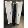 Image 2 : 2 Large Rolls of Black Adhesive Permanent Vinyl - 12" x 10FT Rolls - For DIY Crafts/Decor - New