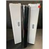Image 2 : 2 Large Rolls of Black Adhesive Permanent Vinyl - 12" x 10FT Rolls - For DIY Crafts/Decor - New