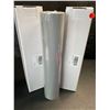 Image 2 : 2 Large Rolls of Grey Adhesive Permanent Vinyl - 12" x 15FT Rolls - For DIY Crafts/Decor - New