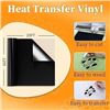 Image 4 : 2 Large Rolls of Black Heat Transfer Vinyl (HTV) - 12" x 20FT Rolls for DIY Heat Press Crafts - New