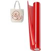 Image 1 : 2 Large Rolls of Red Heat Transfer Vinyl (HTV) - 12" x 20FT Rolls for DIY Heat Press Crafts - New