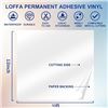 Image 2 : 2 Large Rolls of White Permanent Adhesive Vinyl - 12" x 15FT Rolls - For DIY Crafts/Decor - New