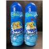 Image 1 : 2 Bottles of Snuggle Blue Sparkle In-Wash Scent Booster Crystals - 1.31LB (595g Each) - New Sealed