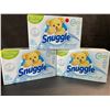 Image 1 : 3 Boxes of Snuggle Free & Soft Dryer Sheets; Free of Perfumes/Dyes - 120 Sheets Per Box - New Sealed