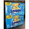Image 1 : 2 Boxes of Snuggle Cuddle-Up Fresh Dryer Sheets - 200 Sheets Per Box - New Sealed