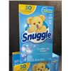 Image 2 : 2 Boxes of Snuggle Cuddle-Up Fresh Dryer Sheets - 200 Sheets Per Box - New Sealed