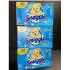 Image 1 : 3 Boxes of Snuggle Cuddle-Up Fresh Dryer Sheets - 120 Sheets Per Box - New Sealed