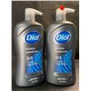 Image 1 : 2 Dial Refresh 3in1 Body Wash - Blue Sage Scent - 946ml Each (Large Pump-Action Bottles) - New