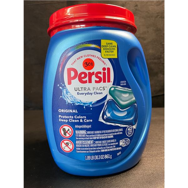 1 Tub of Persil Original Ultra Pacs Everyday Clean Laundry Detergent Pods;1.89lb/42 Ultra Pacs - New