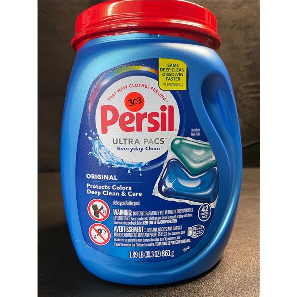 1 Tub of Persil Original Ultra Pacs Everyday Clean Laundry Detergent Pods;1.89lb/42 Ultra Pacs - New