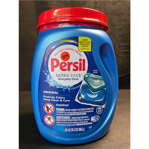 1 Tub of Persil Original Ultra Pacs Everyday Clean Laundry Detergent Pods;1.89lb/42 Ultra Pacs - New