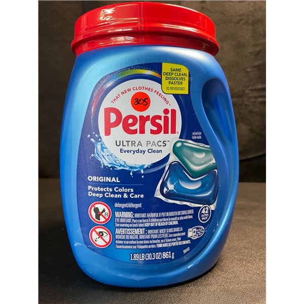 1 Tub of Persil Original Ultra Pacs Everyday Clean Laundry Detergent Pods;1.89lb/42 Ultra Pacs - New