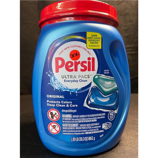 1 Tub of Persil Original Ultra Pacs Everyday Clean Laundry Detergent Pods;1.89lb/42 Ultra Pacs - New