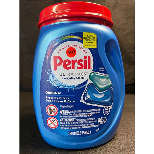 1 Tub of Persil Original Ultra Pacs Everyday Clean Laundry Detergent Pods;1.89lb/42 Ultra Pacs - New