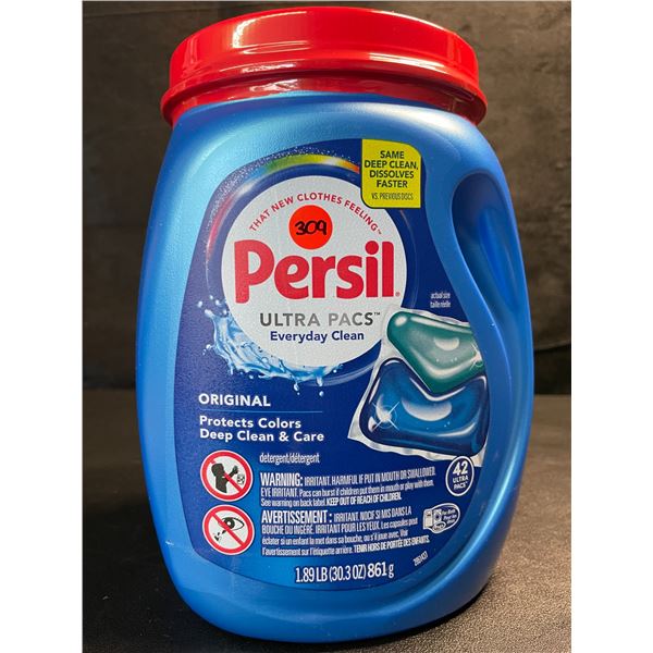 1 Tub of Persil Original Ultra Pacs Everyday Clean Laundry Detergent Pods;1.89lb/42 Ultra Pacs - New