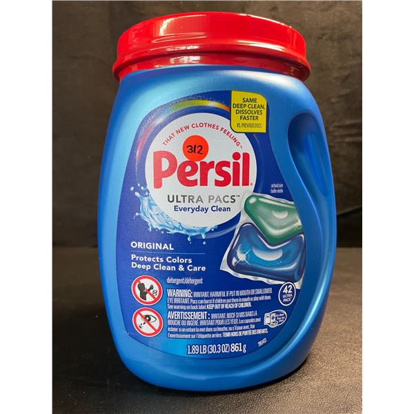1 Tub of Persil Original Ultra Pacs Everyday Clean Laundry Detergent Pods;1.89lb/42 Ultra Pacs - New