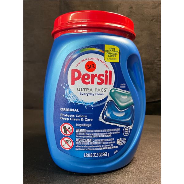 1 Tub of Persil Original Ultra Pacs Everyday Clean Laundry Detergent Pods;1.89lb/42 Ultra Pacs - New