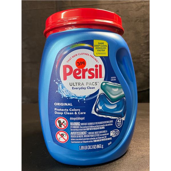 1 Tub of Persil Original Ultra Pacs Everyday Clean Laundry Detergent Pods;1.89lb/42 Ultra Pacs - New