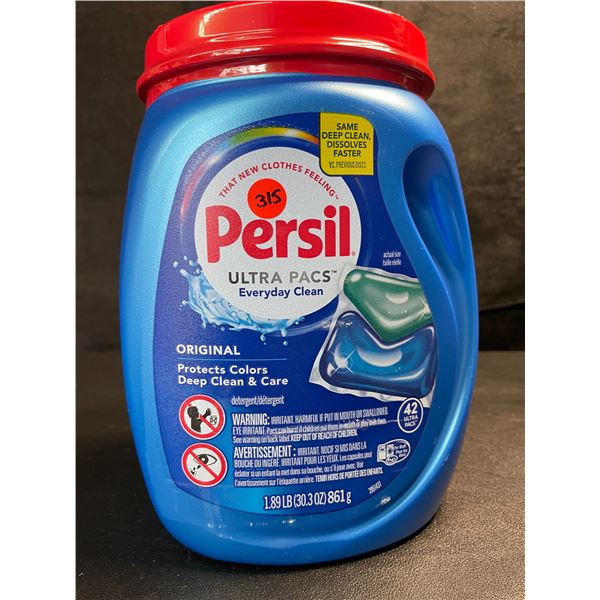 1 Tub of Persil Original Ultra Pacs Everyday Clean Laundry Detergent Pods;1.89lb/42 Ultra Pacs - New