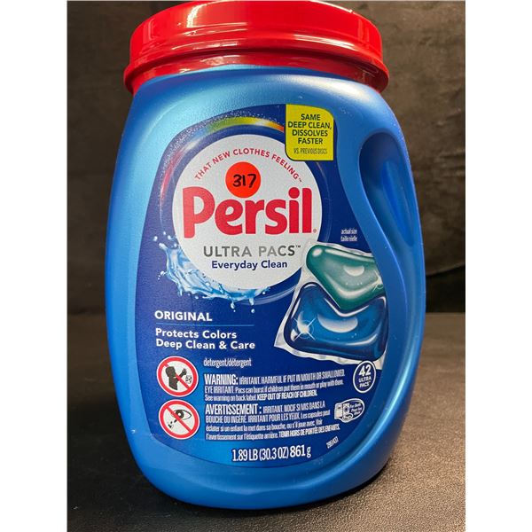 1 Tub of Persil Original Ultra Pacs Everyday Clean Laundry Detergent Pods;1.89lb/42 Ultra Pacs - New