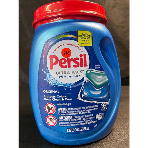 1 Tub of Persil Original Ultra Pacs Everyday Clean Laundry Detergent Pods;1.89lb/42 Ultra Pacs - New