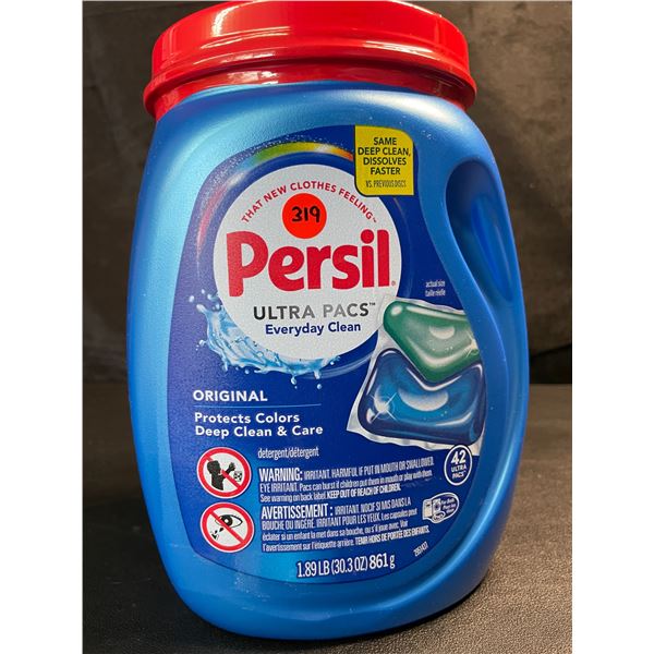 1 Tub of Persil Original Ultra Pacs Everyday Clean Laundry Detergent Pods;1.89lb/42 Ultra Pacs - New