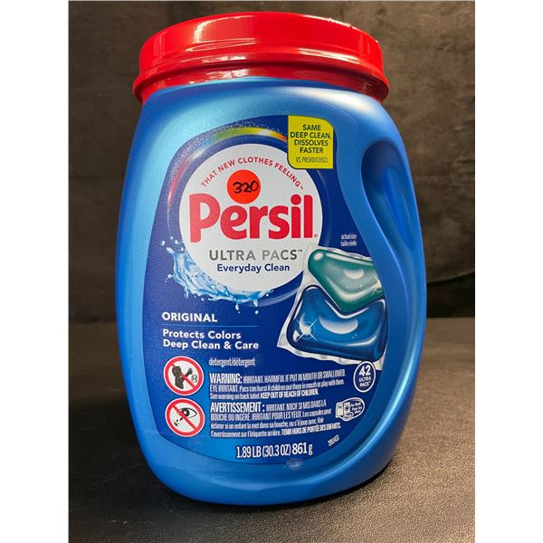 1 Tub of Persil Original Ultra Pacs Everyday Clean Laundry Detergent Pods;1.89lb/42 Ultra Pacs - New